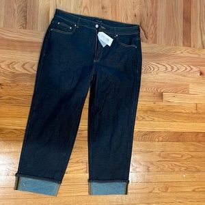 NWT denim cuffed jeans